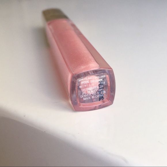 VINTAGE by Jessica Liebeskind Sparkling Lipgloss Pink Sequin - Picture 2 of 3